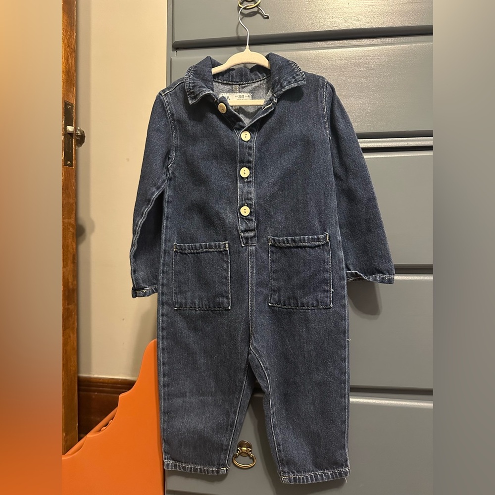 18-24 months Zara one piece denim  romper